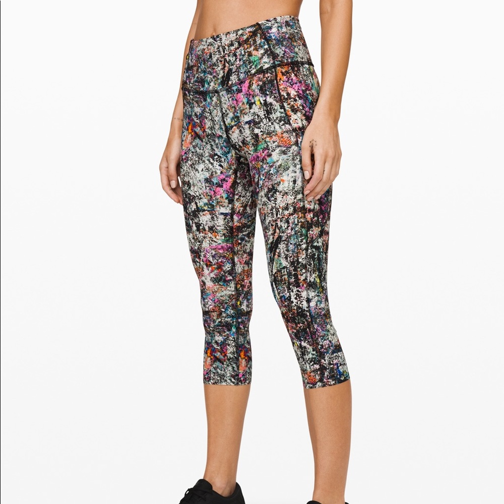 Lululemon athletica Fast and Free II crop leggings